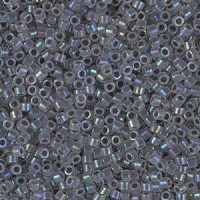 Miyuki delica Beads 11/0 - Grey lined opal ab DB-1774